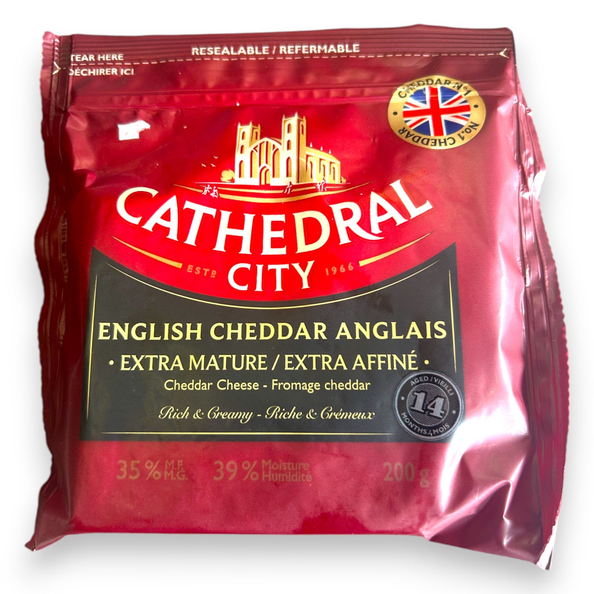 Fromage cheddar anglais extra affiné